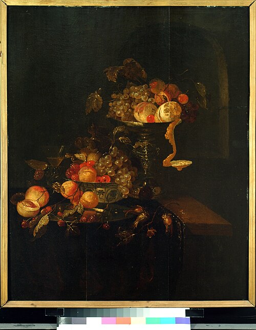Nature morte avec fruits, 1653, Jacques de Claeuw