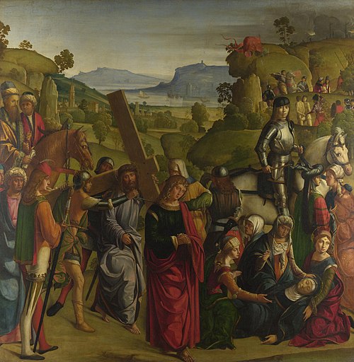 Christ carrying the Cross and the Virgin Mary Swooning, 1501, Boccaccio Boccaccino