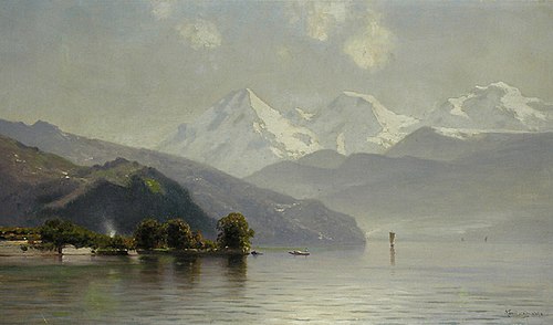 Mountain Lake, 1890, Ascan Lutteroth