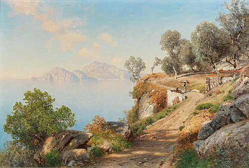 Blick auf Capri, 1923, Ascan Lutteroth