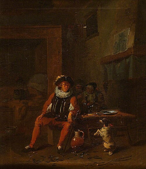 Cavalier Seated in a Tavern, , Egbert van Heemskerk