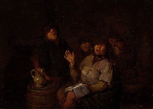 Singing peasants, , Egbert van Heemskerk