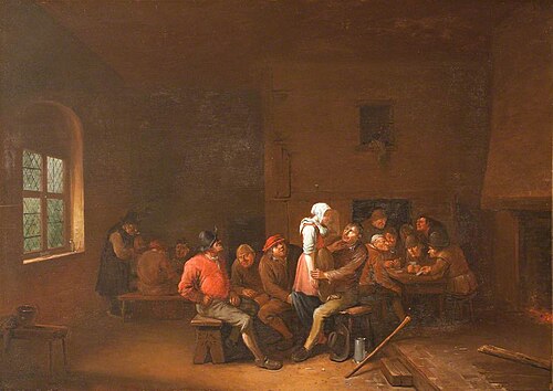 A Tavern Scene, 1692, Egbert van Heemskerck
