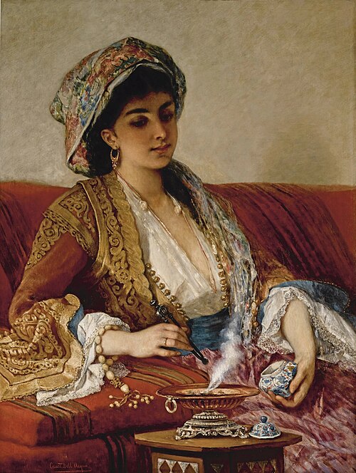 Orientale brulant des parfums, 1869, Cesare Dell'Acqua