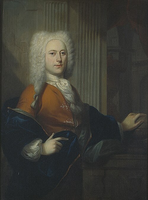 Portrait of Hendrik van Slingelandt (1702-1759), 1727, Adriaan van der Burg