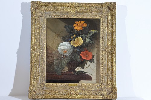 Flowers in a Vase, 1686, Elias van den Broeck