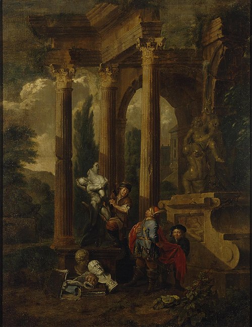 Visit to a Sculptor, 1710, Balthasar van den Bossche