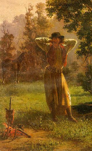 Atardecer, 1875, Juan Manuel Blanes