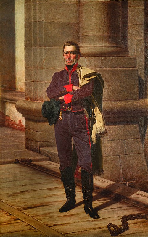 Artigas en la puerta de la Ciudadela, 1884, Juan Manuel Blanes