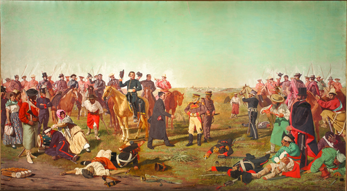 Batalla de las piedras-Rendición de Posadas, 1890, Juan Manuel Blanes