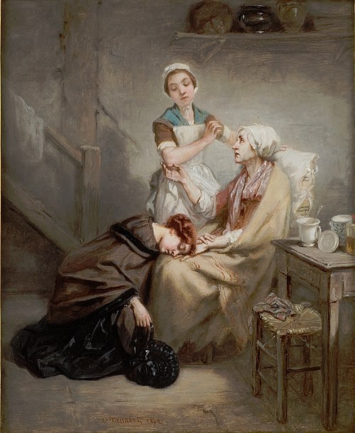 Le Retour au village (l'Enfant Prodigue), 1852, Octave Tassaert