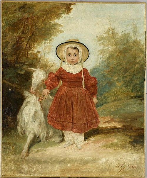Portrait de A. Bés fils, enfant, 1841, Octave Tassaert