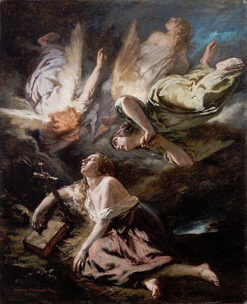 Madeleine expirant, 1857, Octave Tassaert