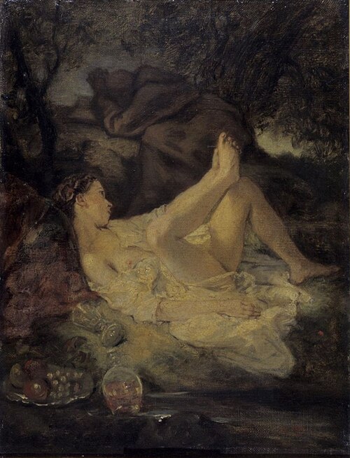 Temptation, 1850, Octave Tassaert