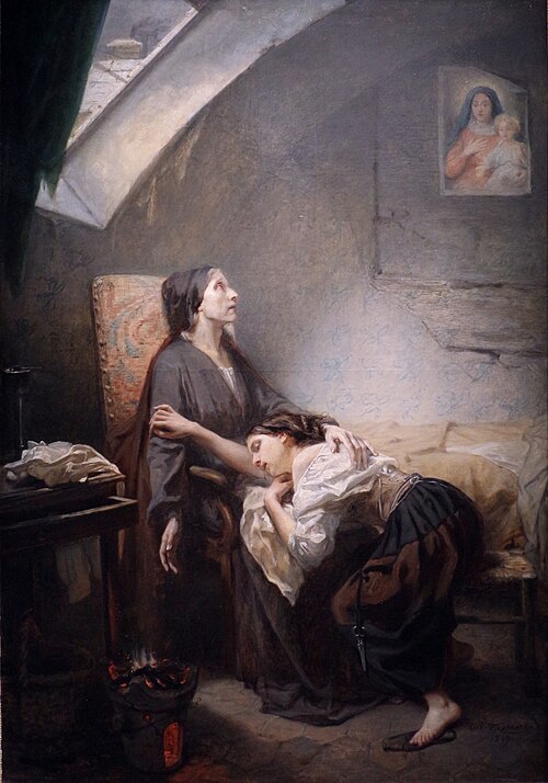 Une famille malheureuse, 1849, Octave Tassaert