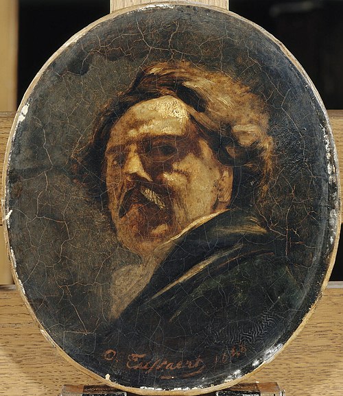 Portrait d'homme, sans doute portrait de l'artiste, 1840, Octave Tassaert