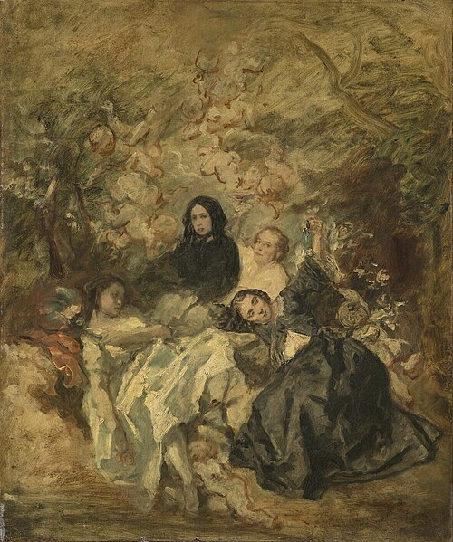 Rêve d'amour, 1850, Octave Tassaert