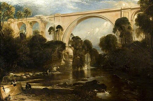 Ballochmyle Viaduct over the River Ayr, 1851, David Octavius Hill