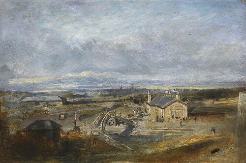 View of Falkirk High Station, 1851, David Octavius Hill