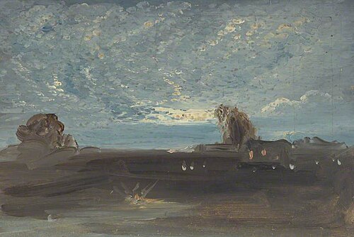 An Evening Landscape, 1847, David Octavius Hill