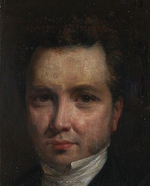 Unidentified minister (Sketch for the The Signing of the Deed of Demission, The Disruption of the Ch, 1843, David Octavius Hill