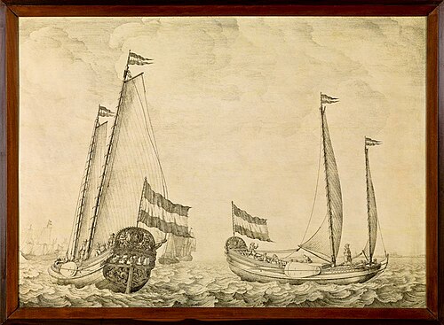 Speeljacht, 1650, Willem Van de Velde l'Ancien