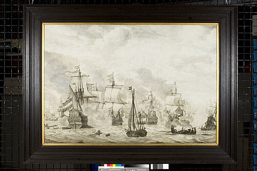 De Slag in de Sont, 1658, 1660, Willem Van de Velde l'Ancien