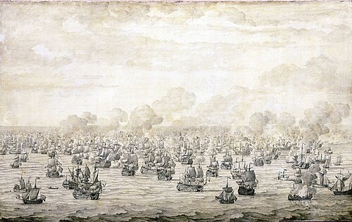 The First Battle of Schooneveld, 28 May 1673, 1684, Willem Van de Velde l'Ancien