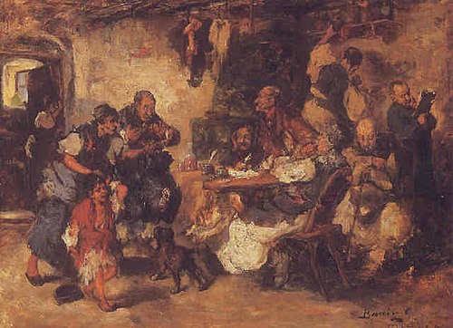 In front of the village mayor, , Ottó Baditz
