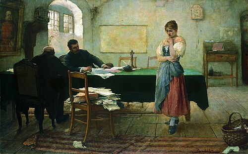 Interrogation, 1890, Ottó Baditz