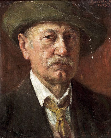 Self-portrait, 1913, Ottó Baditz