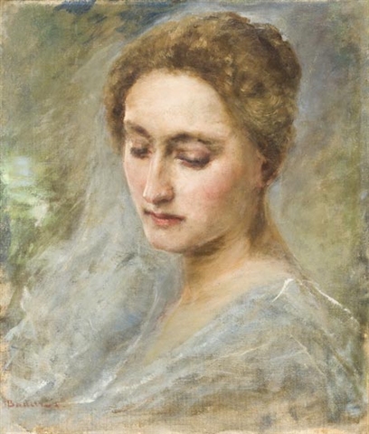 Portrait of a girl, , Ottó Baditz