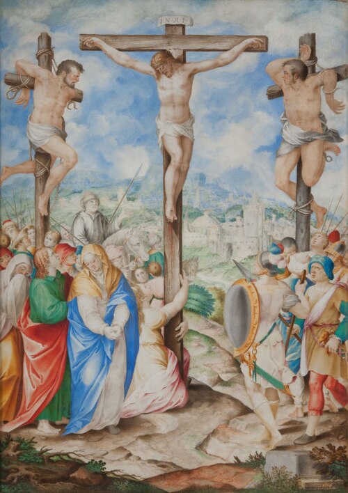 La Crucifixion, 1609, Giovanni Battista Castello