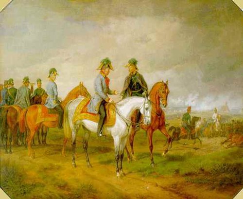 La bataille de Novare de 1849, 1858, Albrecht Adam