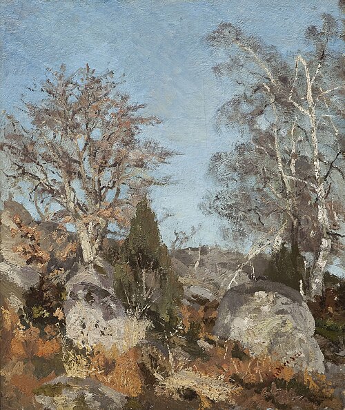 Rocks and Birch Trees, , Ion Andreescu