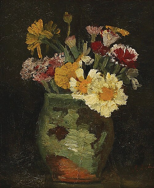 Jug with wild flowers, , Ion Andreescu