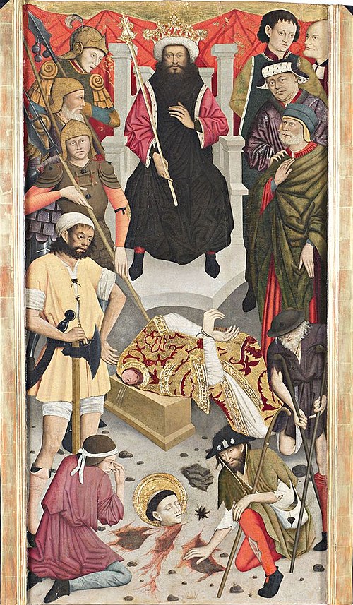 Decapitación de san Baudilio, 1448, Lluís Dalmau