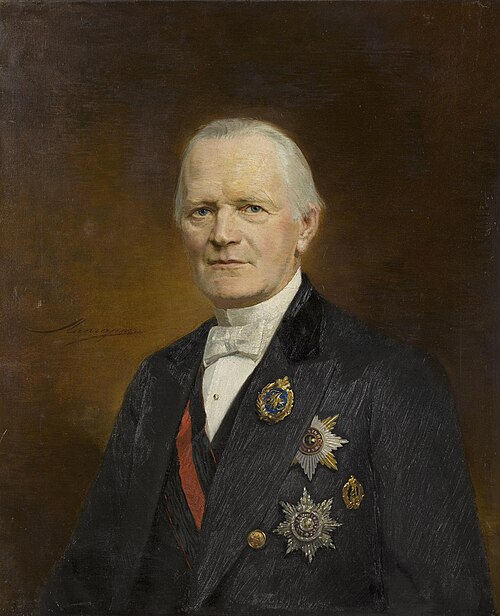 Portrait of M.N. Ostrovsky, Minister of the State Properties, 1895, Ernst von Liphart