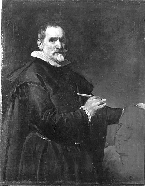Der Bildhauer Martînez Montanés (nach Velázquez), 1868, Ernst von Liphart