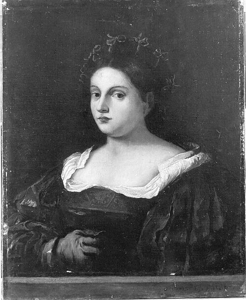 Bildnis einer Frau (angeblich nach Giorgione), 1866, Ernst von Liphart