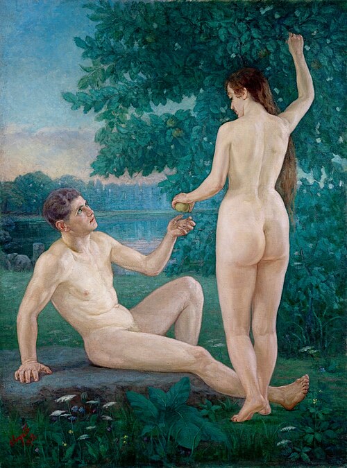 Adam and Eve, 1927, Oscar Sorgato