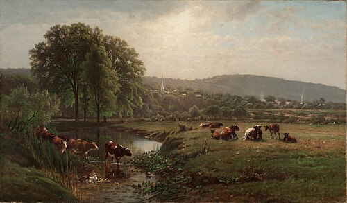 Morning in New England, 1873, James M. Hart