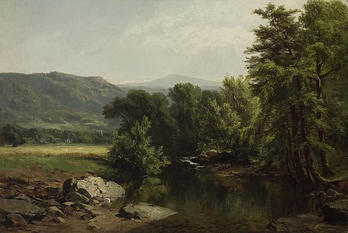 Hudson River Landscape, 1858, James McDougal Hart