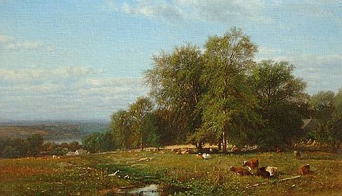 Harriman, New York, Overlooking the Hudson, 1867, James McDougal Hart