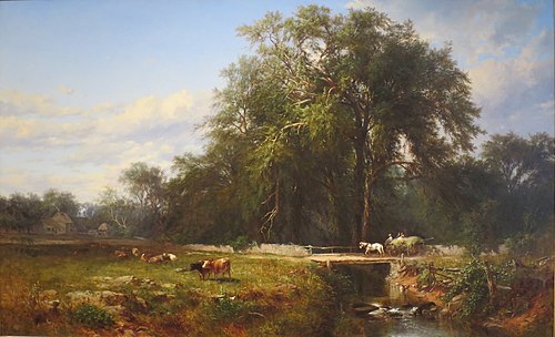The Old Homestead, 1862, James McDougal Hart