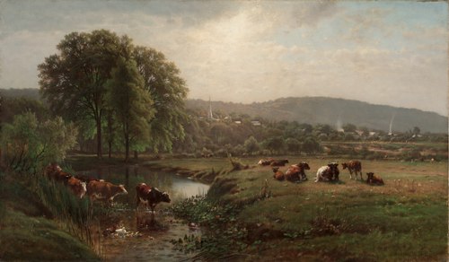 Morning in New England, 1873, James McDougal Hart