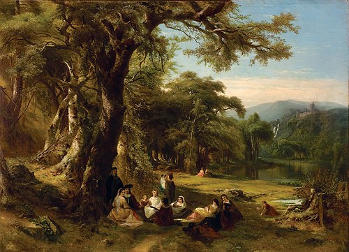An Afternoon Concert, 1860, James M. Hart