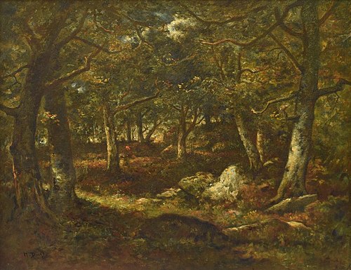 Forest of Fontainebleau, 1847, Narcisse Díaz de la Peña