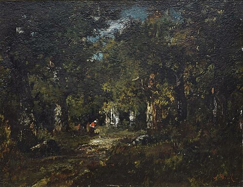 Wood Scene, 1845, Narcisse Díaz de la Peña