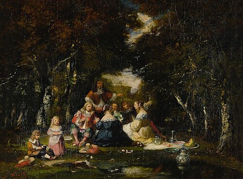 A Country Party, , Narcisse Díaz de la Peña